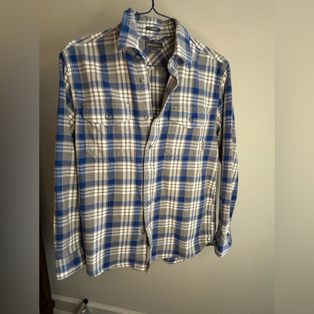Eddie Bauer Classic Fit Plaid Flannel